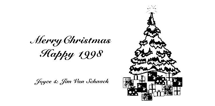 Van Schaack Christmas Letter 1997