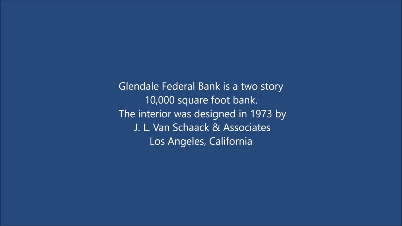 Glendale Federal Bank Newport Beach CA