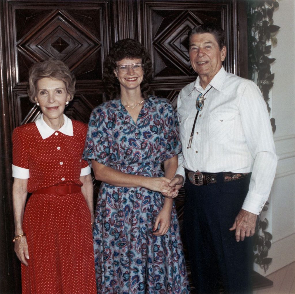 Nancy Reagan, Dana Van Schaack and Ronald Reagan